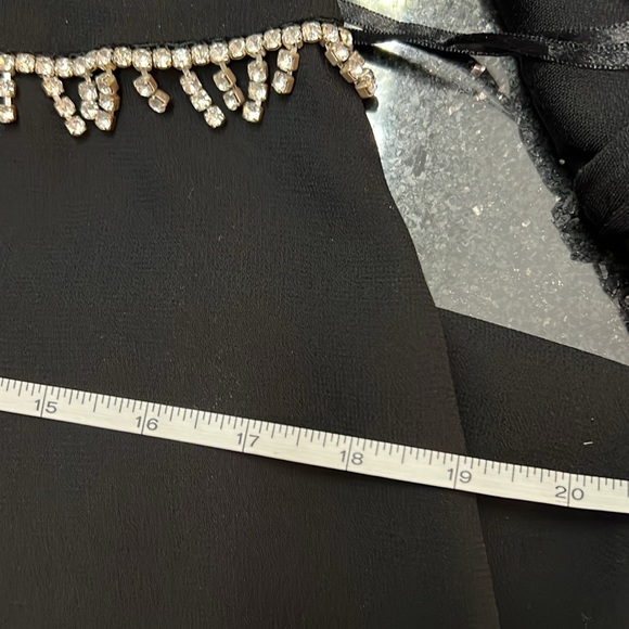 Dressy chiffon pants with rhinestones. Like new size 8. - Picture 11 of 11